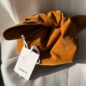 Merit Velvet Gold Bag